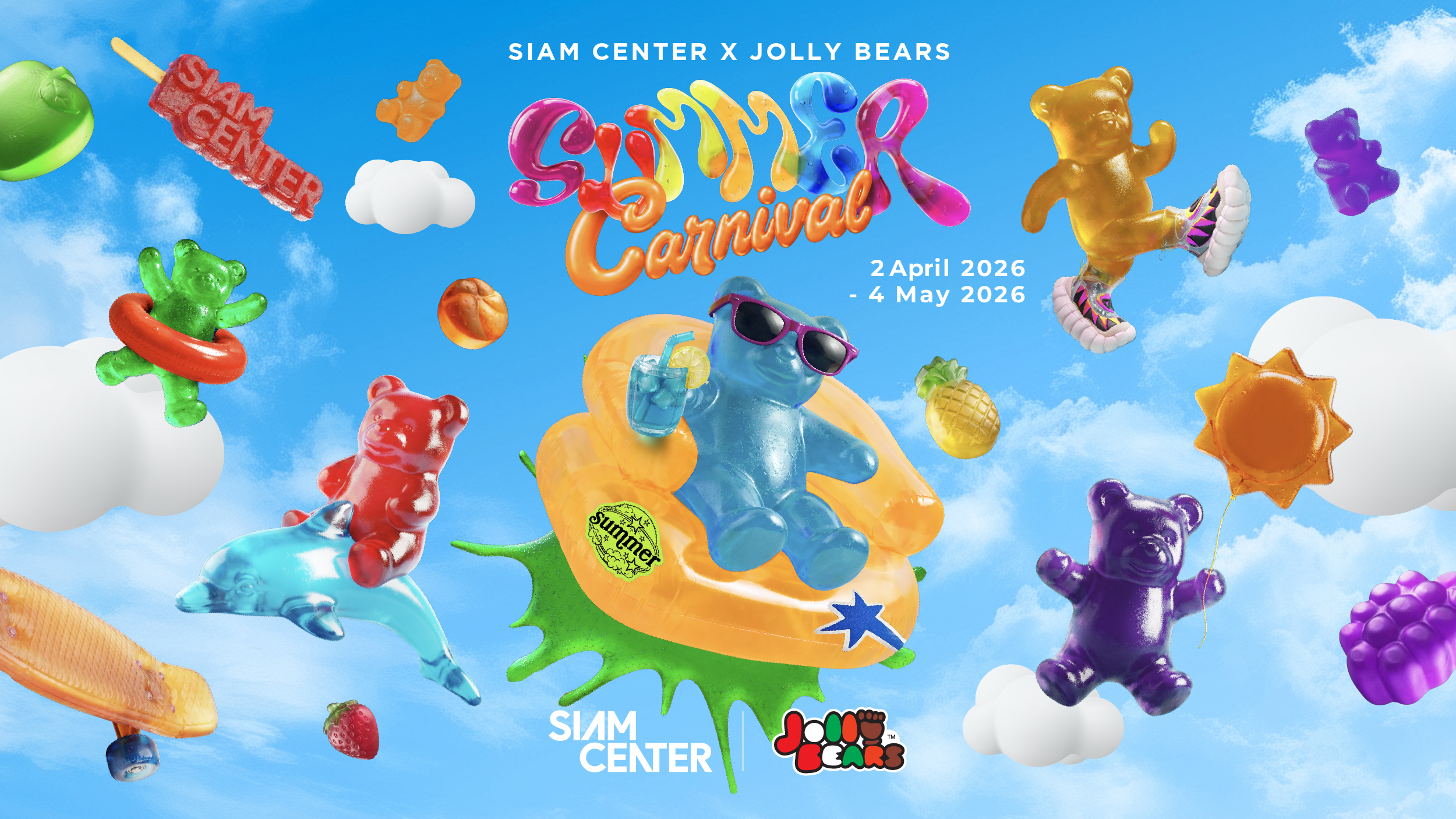 SIAM CENTER x Jolly Bears The Summer Carnival