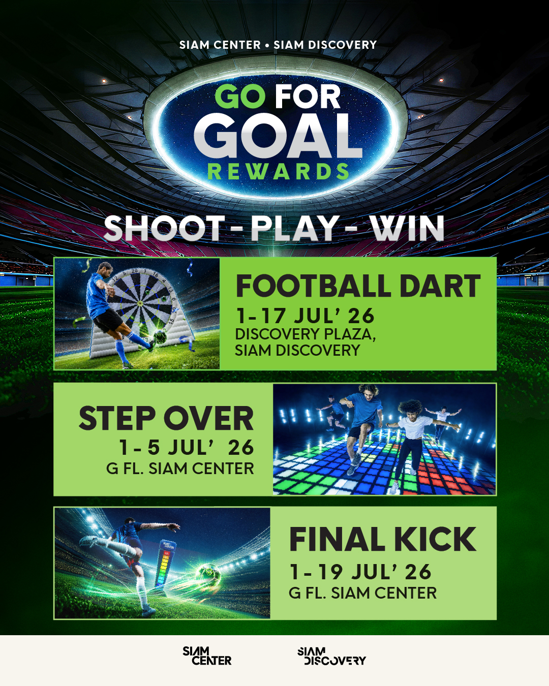 GO FOR GOAL REWARDS